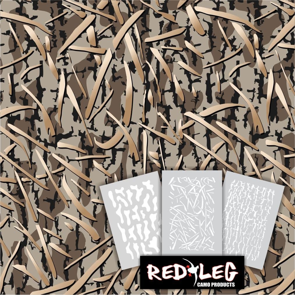 Redleg Camo Stencil Kit