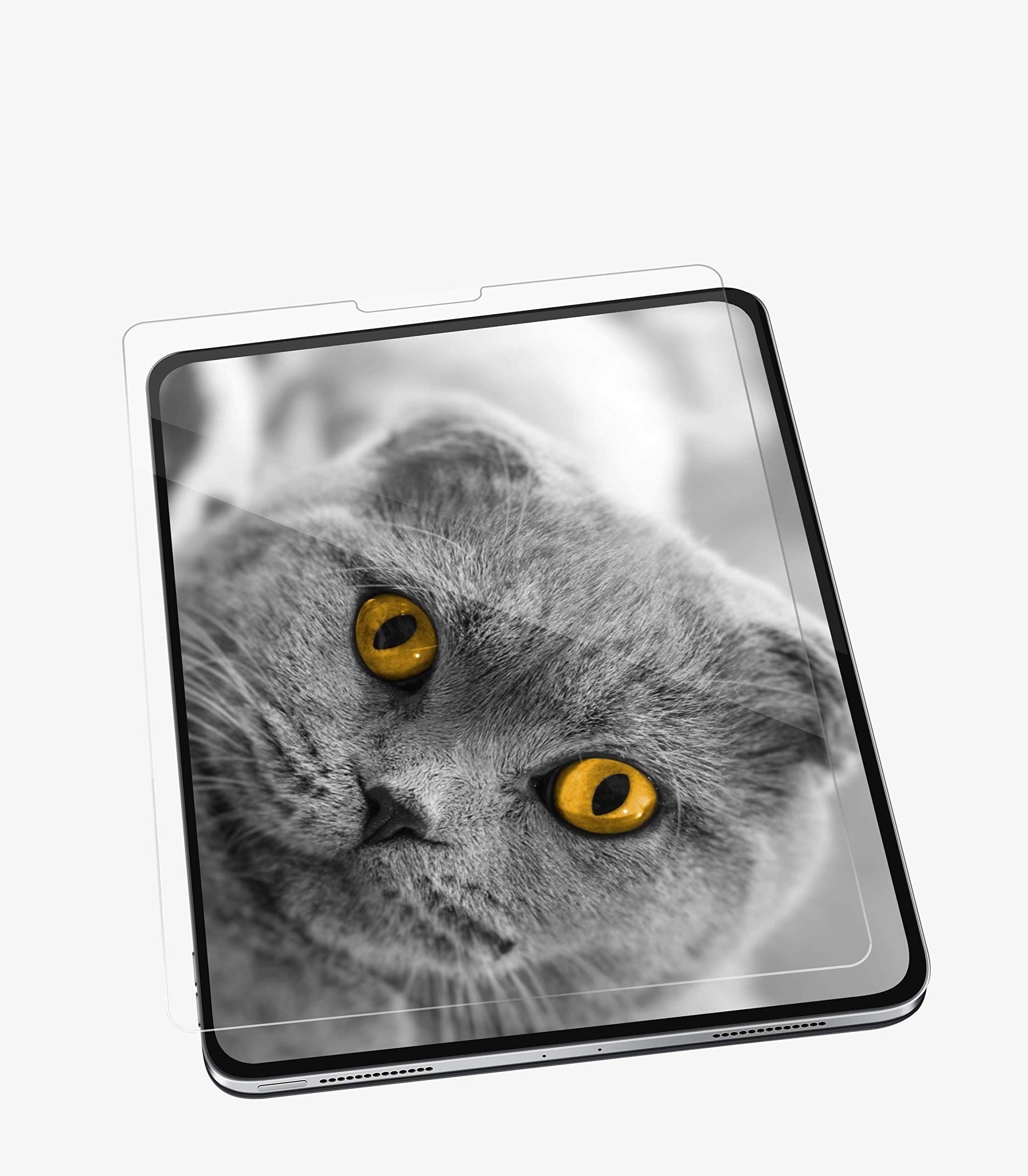 High Grade Screen Protector for iPad Pro 12.9'' 3rd Gen-[ Case,Cover & Face ID Compatible Guard][HD Clear Tempered Glass Film]-Easy-Installation Anti-Scratch Saver(iPad Pro 12.9-inch (2018))