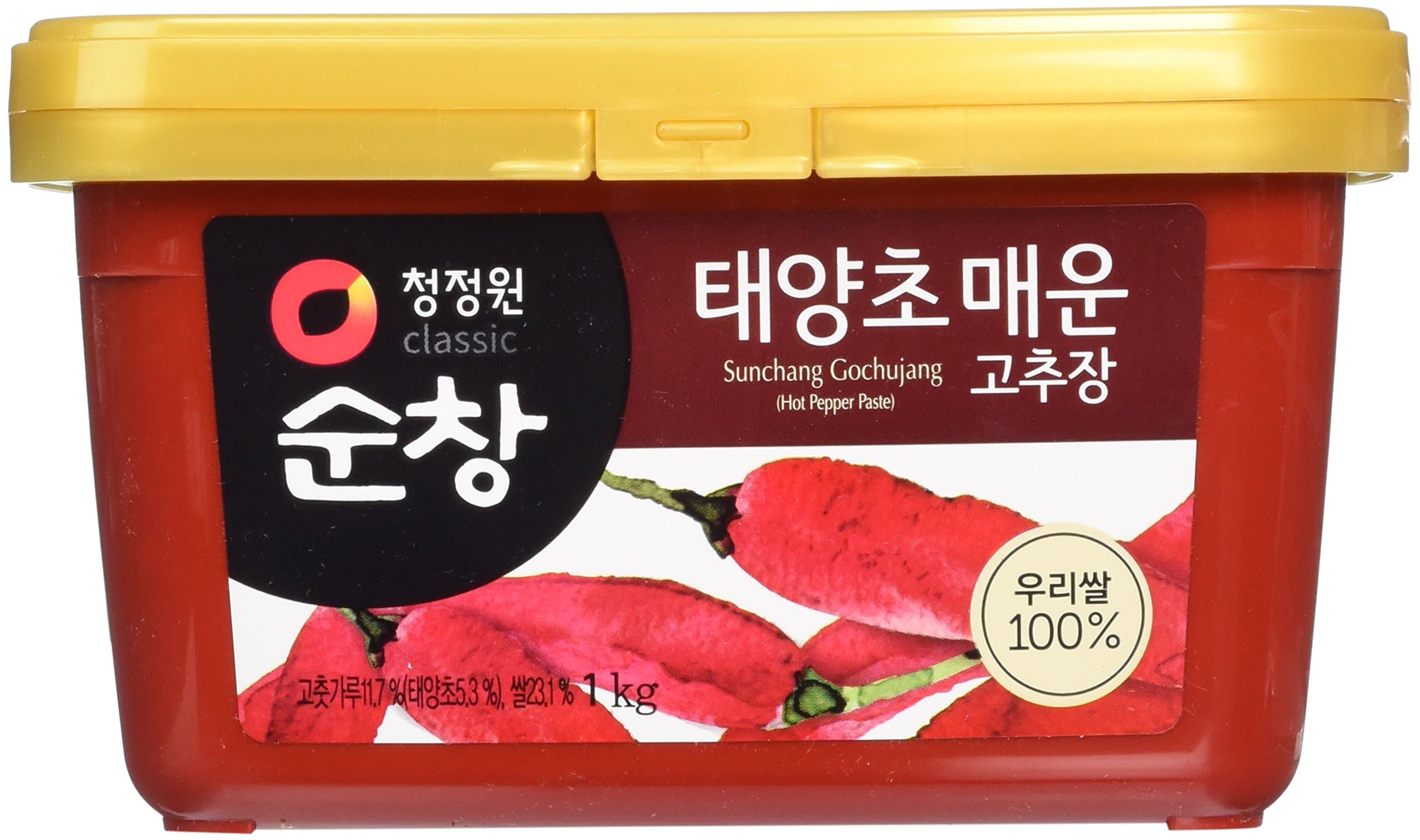 Cheongjungwon Hot Pepper Paste, 2.2 Pound