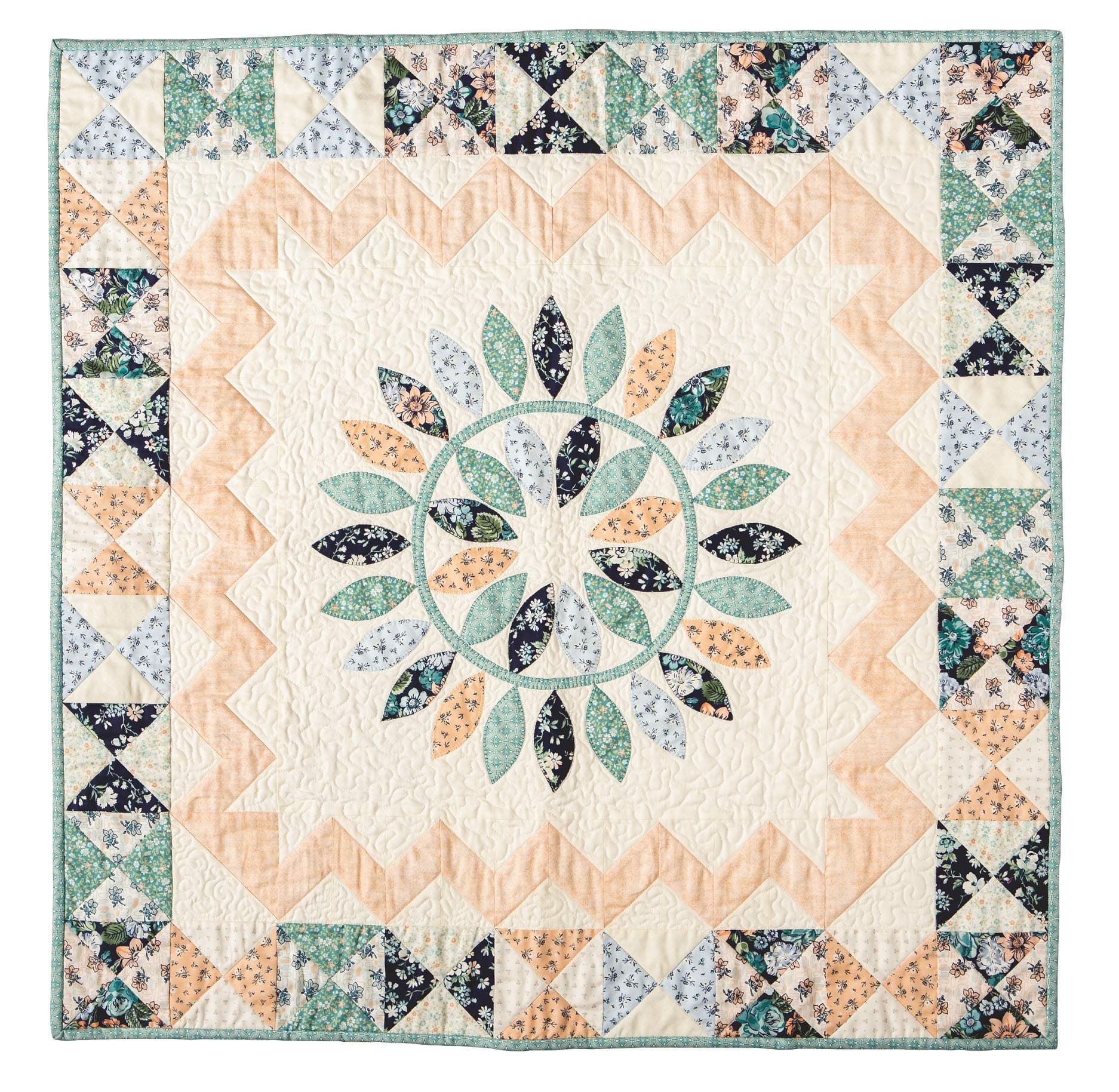 Connecting Threads Leafy Wreath Quilt Kit