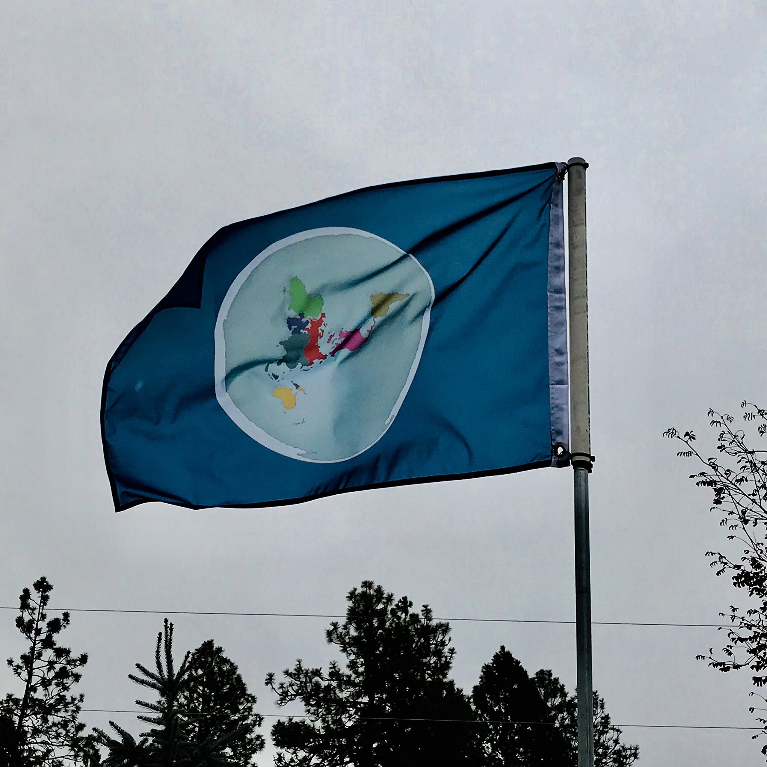 Randiego99 Flat Earth Map Flag