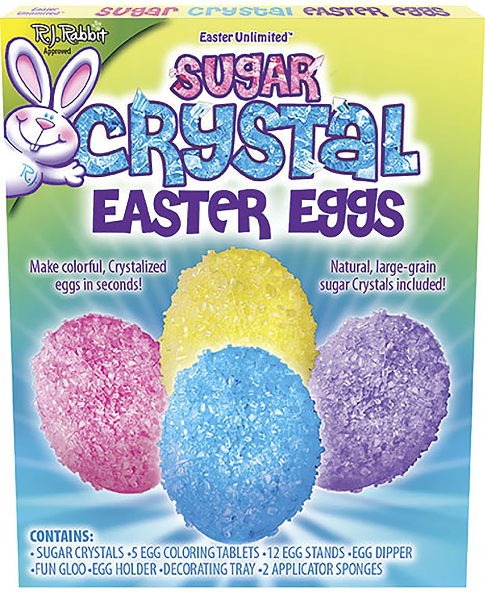 Easter Unlimited Sugar Crystal Easter Eggs Decorating Kit