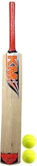 Lightweight Popular Willow Cricket Bat Size 6 with 2 Cricket Tennis Ball Cricket Kit