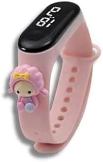 ZOVUTA Digital Dial Waterproof Stylish and Fashionable Wrist Smart Watch LED Band for Kids, Rakhi, Colorful Cartoon Character Super Hero for Boys & Girls (Removable silicon strap)