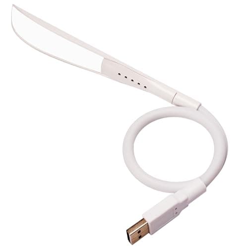 EBYPHAN Mini USB Light for Laptop, Flexible Keyboard Light, Dimmable Lamp(14-LED, 3-Class Adjustable Brightness, On/Off Touch Switch, White)