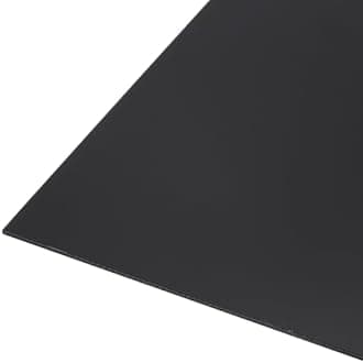 48" x 12" x 1/8" HDPE Plastic Sheet, High Density Polyethylene Sheet Cutting Board Black Solid Block, [for DIY, Home Floor]