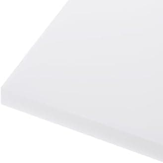 24" x 6" x 1/2" HDPE Plastic Sheet, High Density Polyethylene Sheet Cutting Board White Solid Block, [for DIY, Home Floor]