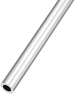 METALLIXITY 6063 Aluminum Tube (11mm OD x 7mm ID x 300mm L), Aluminum Round Tubing - for Home Furnishing, Machinery, DIY Handicraft