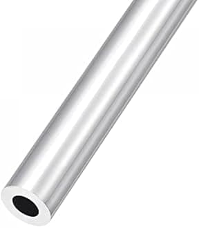 sourcing map 6063 Aluminum Tube (19mm OD x 10mm ID x 300mm L), Aluminum Round Tubing - for Home Furnishing, Machinery, DIY Handicraft