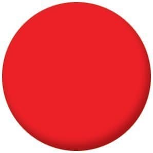 Plain Red 25mm Button Badge