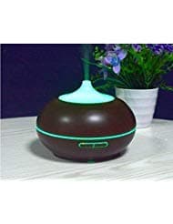 300ml Aroma Essential Oil Diffuser, 7 LED Light Changing Mode, Wood Grain Ultrasonic Cool Mist Humidifier for Office Home Bedroom Living Room Study Yoga Spa