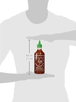 Sriracha Hot Chili Sauce Bottle from Huy Fong (17oz, Pack of 3)