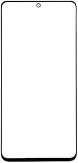 Original Galaxy S20+ 5G Screen Glass Replacement, Front Outer Lens Glass Screen Replacement Repair Kit for Samsung Galaxy S20+ G9860 Series (S20+ 6.7'- Black)