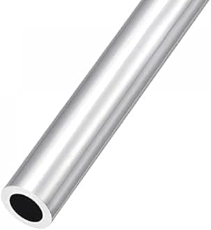 sourcing map 6063 Aluminum Tube (18mm OD x 12mm ID x 300mm L), Aluminum Round Tubing - for Home Furnishing, Machinery, DIY Handicraft