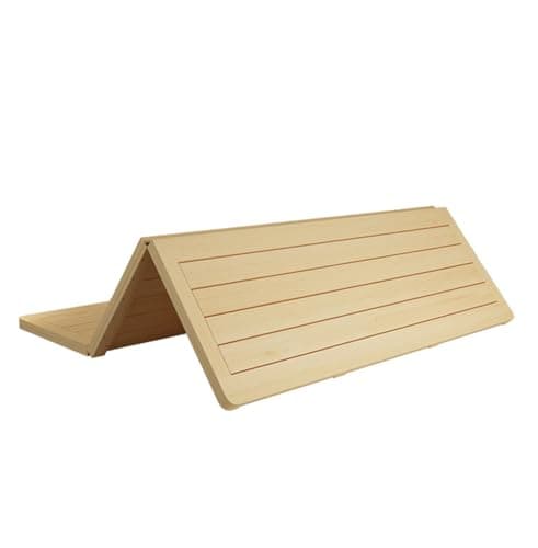 Foldable Bed Support Board, Solid Wood Breathable Ranked Skeleton Simples Wooden Mattress Soft Bed Becomes Hard Waist Protector Bed Board For Sofa(90x90cm)