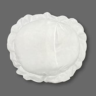 MODERN HEIRLOOM Embroidered and LACE 2-PC Pillow Decorative Pillow Set, 16 inches, Cynthia White 16" 2 Count