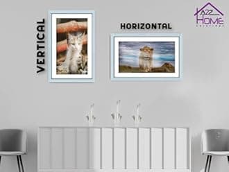 Wall Photo Frame Light Grey 70x90 cm Frame With 80x60 cm Mount Picture Poster Print With Clear HD Perspex 30x15 MM Moulding Mounting Hooks MDF Backboard