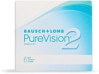 Bausch & Lomb Purevision2 Contact Lens - Spherical | Monthly Disposable | Silicone Hydrogel Material | (0.75, Pack of 6)