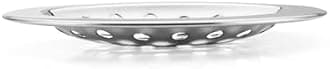 COATS Stainless Steel Drain Strainer Cover Jali Plain |Pack of 2| for Kitchen Sink, Bathroom, Wash Basin, Washing Machine | Floor Stainless Steel Jali with Chrome Finish - Silver /4-inch