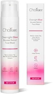 Overnight Glow Booster Retinol Sleeping Face Mask ,Retinol Night Cream Gel- 50G|Infused With Niacinamide&Vitamin E|Green Tea Aloe Vera Extracts|Soothes And Nourishes Skin|Collagen Boosting