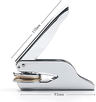 Custom Logo Embosser for Business Stationery - Create Your Own Text Logo Embosser