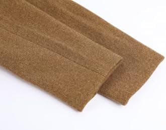 CHARTOU Women's Casual Thicken Wool Blend Stand Collar Single Breasted Pea Coat