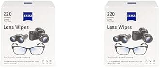 ZEISSLens Wipes, White, 220 Count (Pack of 2)