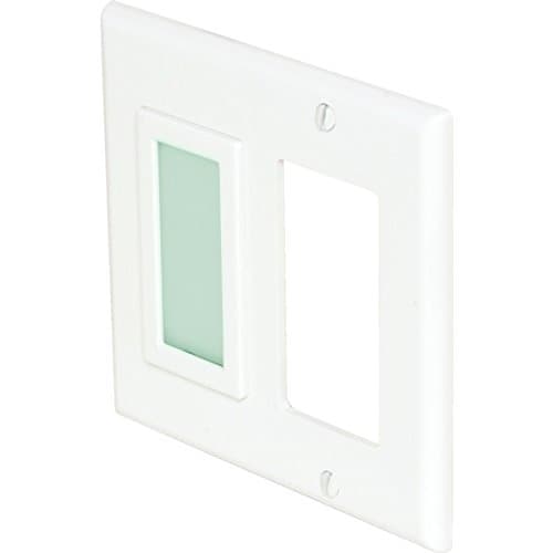 Sidelite Decorator Wall Plate, White