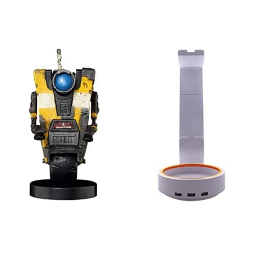 Cableguys Claptrap Borderlands Controller Holder Phone Stand compatible with most smartphones, Xbox and Playtation controllers and Powerstand SP2