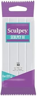 Polyform Sculpey III Polymer Clay 8 Oz: White
