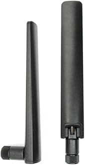 2X Dual Band WiFi 6E 2.4GHz 5GHz 5.8GHz 10dBi MIMO RP-SMA Male Antenna for WiFi Router PCIe Wireless Network 6E Card USB Adapter Security IP Camera Video Surveillance Monitor ASUS RT-AC68u Router