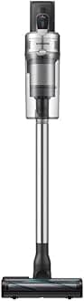 SamsungJet 90 Pro Cordless Stick Vacuum Cleaner and Mop, Max 200 W Suction Power, Up To 60 Minutes Battery Life, With Spinning Sweeper Tool and Standalone Charging Station, VS20R9049T3, Silver