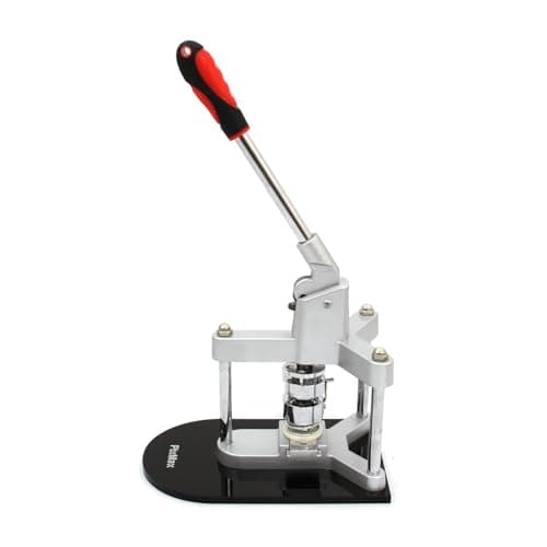 PixMax Badge Maker Machine/Making Pin Button Badges - Press & Cutter/Personalised Badge Kit 25mm with 260 Components