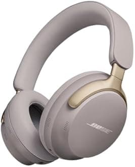 Bose New Quietcomfort Ultra Wireless Noise Cancelling Over Ear Headphones with Spatial Audio, Over-The-Ear Headphones with Mic, Up to 24 Hours of Battery Life, Sandstone - Limited Edition, Multicolor