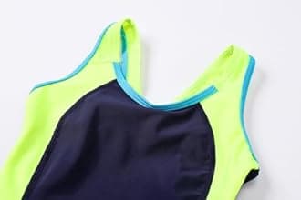 J.E Sterguard Athletic Girls' One Piece Swimsuits Girls Bathing Suits Pro for Practice Black Girl Swimsuit Size 6-16 1880-HP