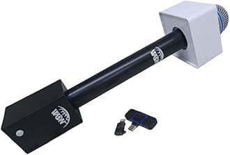 WON Wireless Reporter mic I'd Complete Set with C Type and iOS Support Mic Model no Wn-T30
