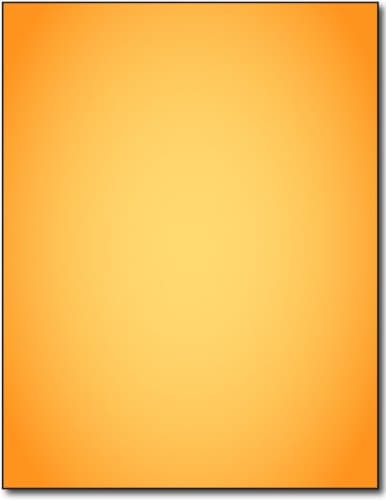 Fluorescent Orange Paper