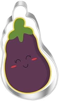 12pcs Vegetable Cookie Cutters set, Stainless Steel Fondant Cutters Set Pastry Biscuit Baking Clay DIY tools,By MrCookie