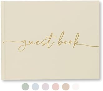 Lamare Wedding Guest Book – Polaroid Guest Book for Wedding Reception, Baby Shower, Birthday, Bridal Shower and Special Event Guestbook – A Stylish Sign in Book for Party - Blank Page