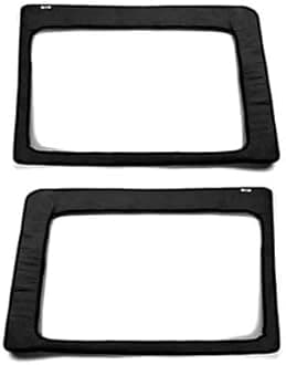 Heat Insulation Cotton Pad ，Compatible For Jeep Wrangler JK 2012-2017 Headliner Roof And Rear Window Insulation Kit 2 4 Doors(Black Rear Window)