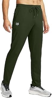 G Gradual Mens Sweatpants with 4 Pockets Tapered Track Athletic Slim Fit Pants for Running, Exercise, Workout, Gym