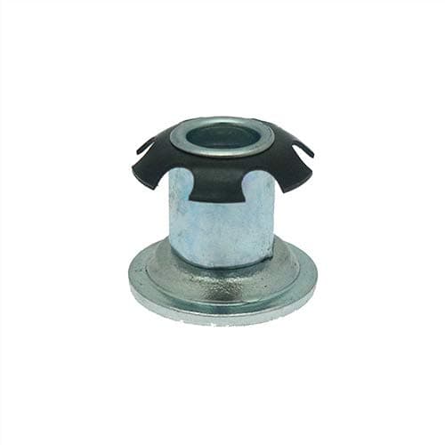 10 Pack 19mm - 51mm Spring Threaded Insert, M6 - M10 Thread, Spring Threaded Inserts, Spring Insert for Tube Ends, Steel Threaded Insert (25mm Head Size- M10 Thread - 1.2mm Wall Thick)