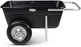 Smart Carts Premium Yard Cart - Strong, Lightweight, and Perfectly Balanced (16" Air Filled Wheels)