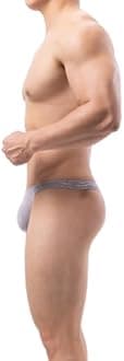 MuscleMate Men's Thong G-String Underwear, Men's Hot Thong G-String Brief Underwear, Stretch and All-day Comfort.