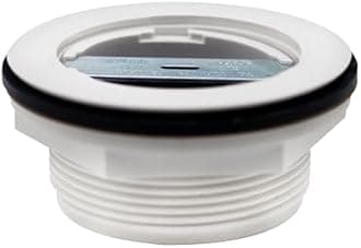 Westbrass D206P-12A 2" No-Caulk PVC Compression Shower Drain with 4-1/4" Round Grid Cover, Antique Bronze