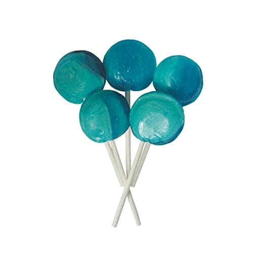 Blue Raspberry Mega Lollies (x10)