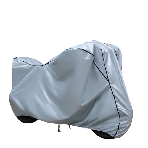 RiderRange - Drive the DifferenceRiderRange™ Essentials Waterproof Silver with Multi Color Piping Scooter Body Cover for Avon E Plus |Scratchless | Dust and Heat Protection | Elastic Bottom | Triple Stitched | 5-Thread Interlock