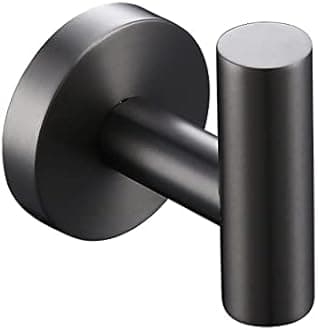 Stainless Steel Bathroom Accessories Hardware Set Towel Rack Toilet Roll Paper Holder Bar Hanger Hook Brushed Gunmetal Grey,Gunmetal Hook,China (Gunmetal Hook China)