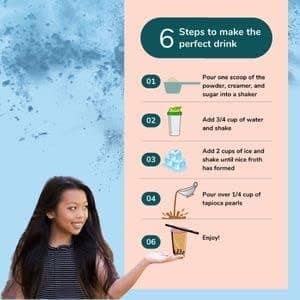 Blue Hawaii Flavored Boba Bubble Tea Powder for Milk Tea Premium Instant Drink Mix - 2.2 LB bag for 40-45 Servings - Just Add Tapioca Pearls by BUBBLE TEA SUPPLY