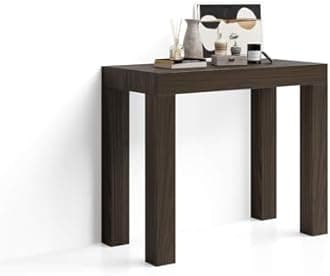 Mobili Fiver, First Extendable Console Table, 45(305) x90 cm, Dark Walnut, Made In ItalyThe Forest Stewardship Council